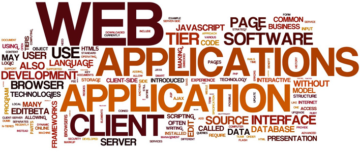 Web Applications Word Cloud